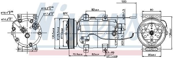 Compressor, air conditioning ** FIRST FIT ** 89101