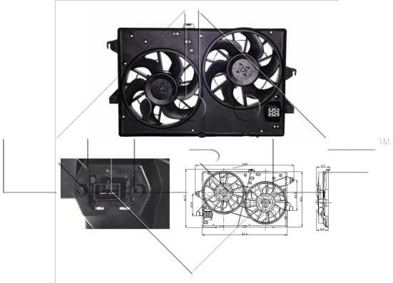 Fan, engine cooling 47003 - image 2