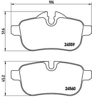 Brake Pad Set, disc brake PRIME LINE P06062