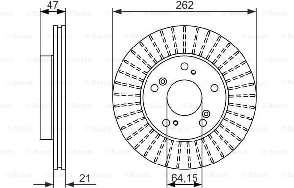 Brake Disc 0986479687