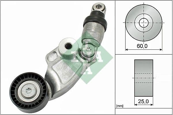 Belt Tensioner, V-ribbed belt 533012810