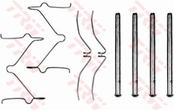 Accessory Kit, disc brake pad PFK286