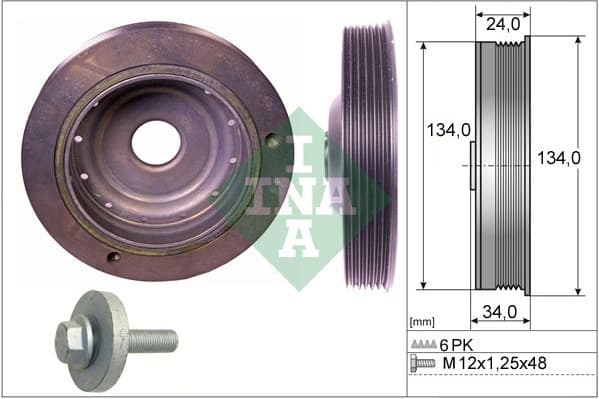 Belt Pulley, crankshaft 544009120