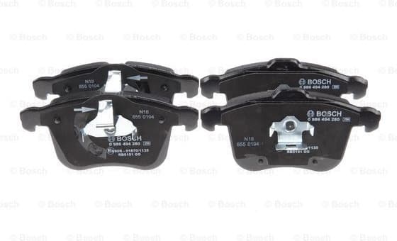 Brake Pad Set, disc brake 0986494280