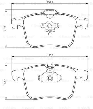 Brake Pad Set, disc brake 0986494280 - image 7