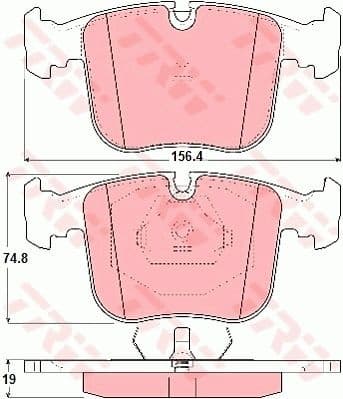 Brake Pad Set, disc brake GDB1118