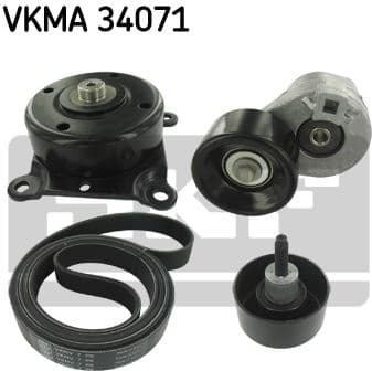 V-ribbed Belt Set VKMA 34071
