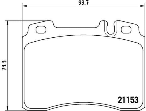 Brake Pad Set, disc brake PRIME LINE P50010