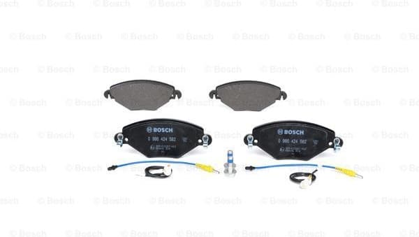 Brake Pad Set, disc brake 0986424582