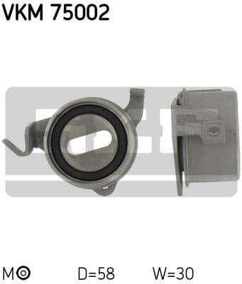 Tensioner Pulley, timing belt VKM 75002