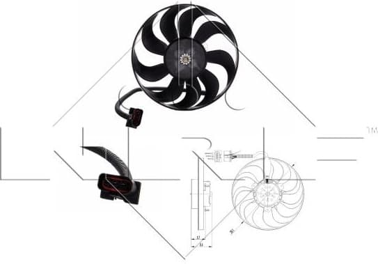 Fan, engine cooling 47398 - image 2