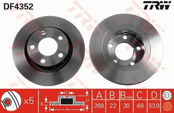 Brake Disc DF4352
