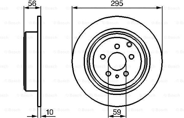 Brake Disc 0986478435