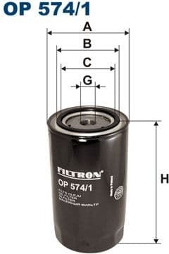 Filter, operating hydraulics OP574/1