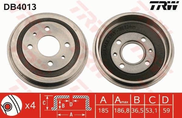 Brake Drum DB4013