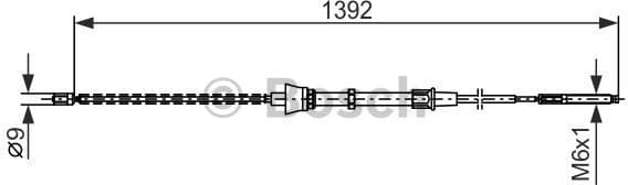Cable Pull, parking brake 1987477680