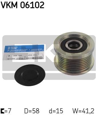 Alternator Freewheel Clutch VKM 06102