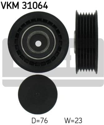 Belt Tensioner, V-ribbed belt VKM 31064