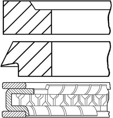 Piston Ring Set 08-107800-10