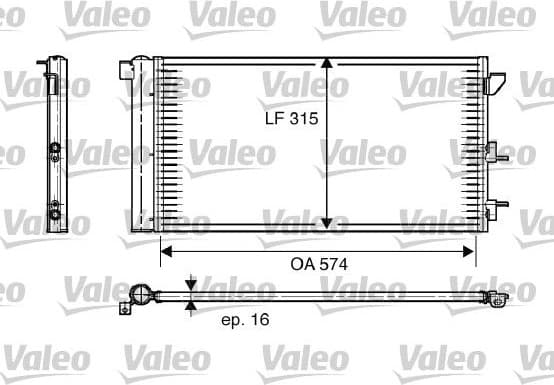 Condenser, air conditioning 818005