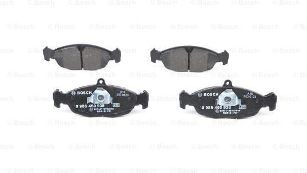 Brake Pad Set, disc brake 0986460938