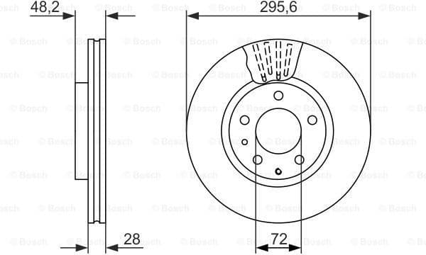 Brake Disc 0986479758
