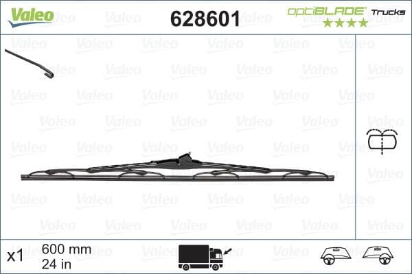 Wiper Blade OPTIBLADE TRUCKS 628601