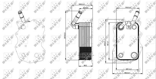 Oil Cooler, engine oil 31271