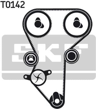 Water Pump & Timing Belt Kit VKMC 03213 - image 2