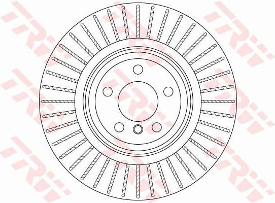 Brake Disc TRW SINGLE DF6311S - image 2