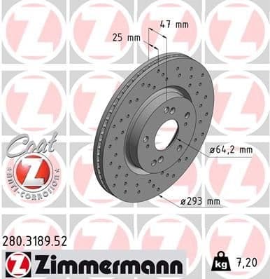 Brake Disc SPORT BRAKE DISC Z 280.3189.52