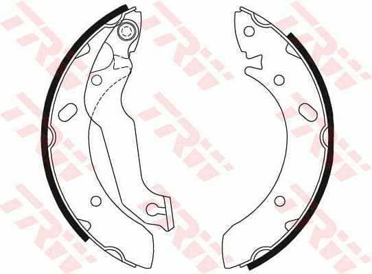Brake Shoe Set GS8678 - image 2