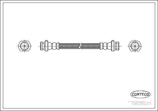 Brake Hose 19035037