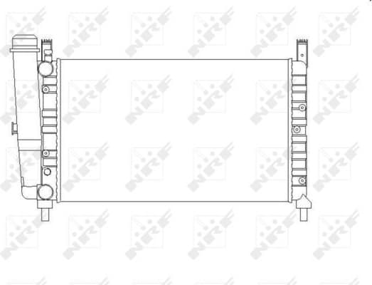 Radiator, engine cooling 54701