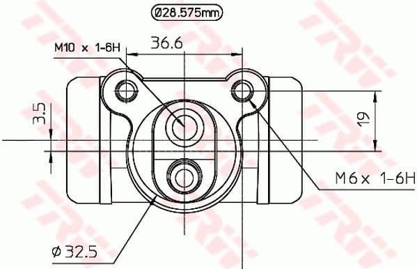Wheel Brake Cylinder BWN158 - image 2