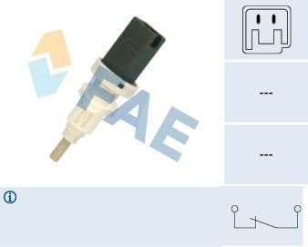 Switch, clutch control (cruise control) 24665