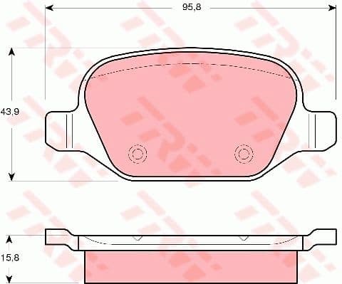 Brake Pad Set, disc brake GDB1520
