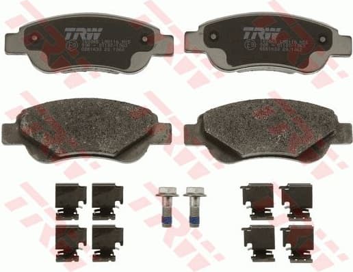 Brake Pad Set, disc brake COTEC GDB1633 - image 2