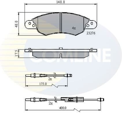 Brake pads front CBP21119