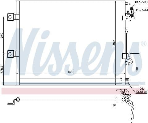 Condenser, air conditioning ** FIRST FIT ** 94858