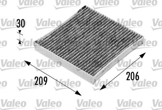 Filter, cabin air VALEO PROTECT 698715