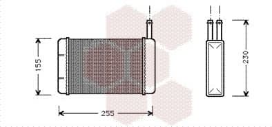 Heat Exchanger, interior heating 18006134