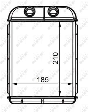 Heat Exchanger, interior heating 53668