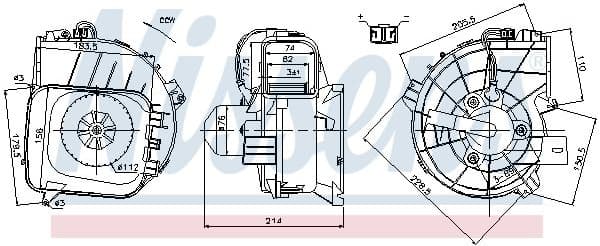 Interior Blower 87084