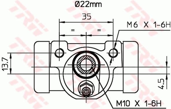Wheel Brake Cylinder BWH375 - image 2