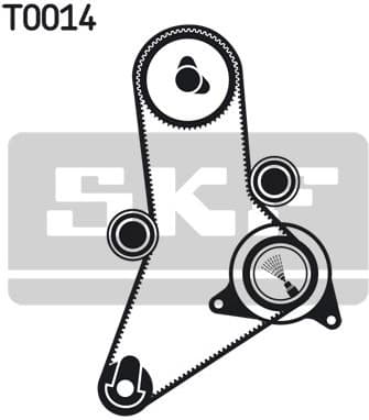 Timing Belt Kit VKMA 02381 - image 2