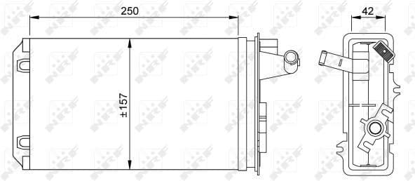 Heat Exchanger, interior heating 58637