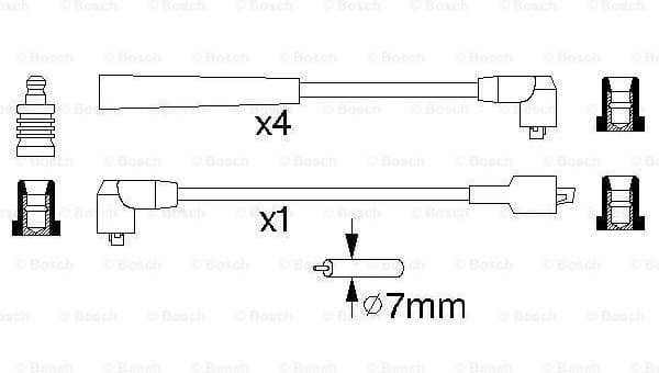 Ignition Cable Kit 0986356812 - image 5