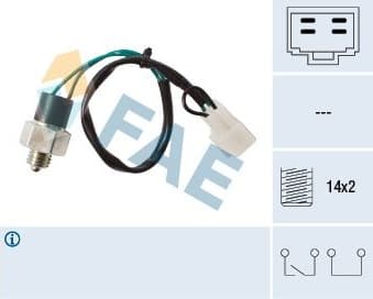 Switch, reverse light 41286