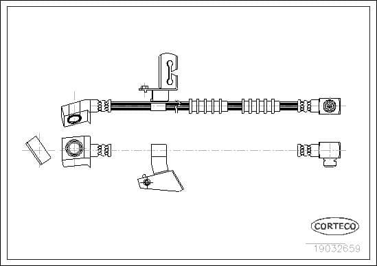 Brake Hose 19032659